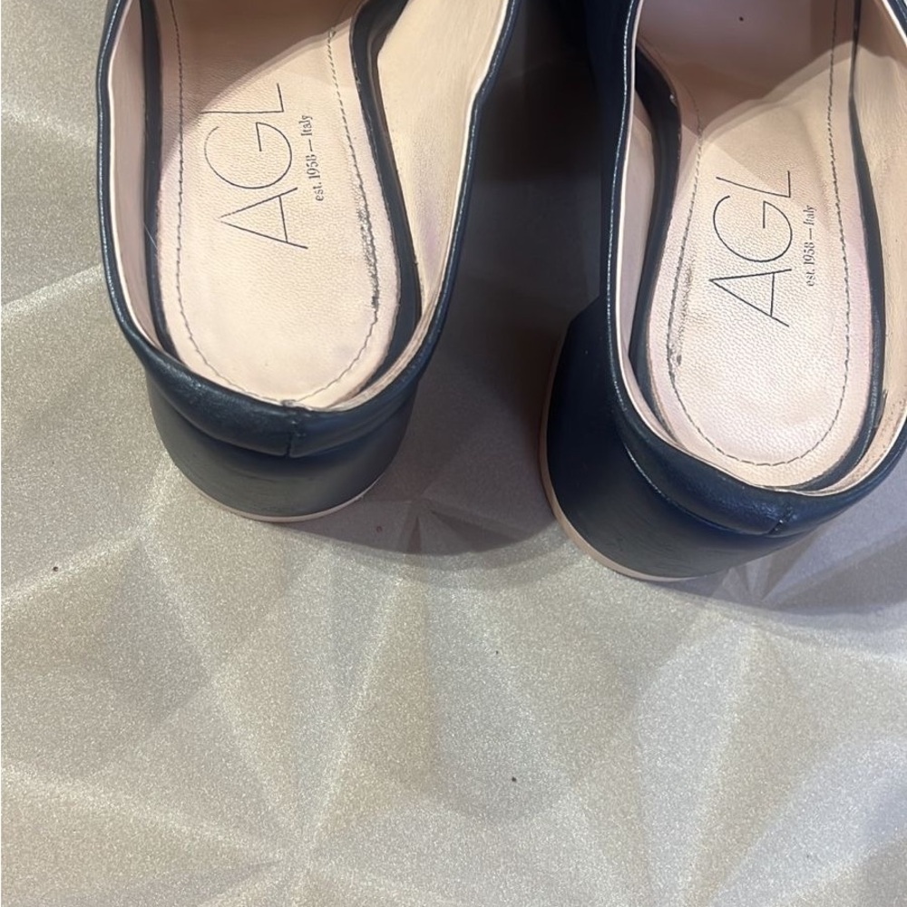 AGL Women's Classic Black heeled mules size EU 36 - Picture 4 of 8